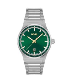 BOSS Montre Analogique à Quartz pour Homme Collection Candor Populaire avec Bracelet en Acier Inoxydable BOSS Montre A