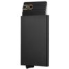 Étui Carte Bancaire Homme O³ Noire - Léger Aluminium Protection RFID - Anti Piratage Élégant Minimaliste