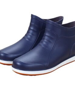 Bottines de pluie en caoutchouc générique pour homme - Courtes - Chaussures de jardin légères et antidérapantes