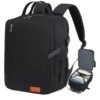 Lossga Bagages Cabine Antivol avec Compartiment pour Ordinateur 45x36x20 pour Easyjet Sac à Dos Voyage Avion