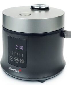 Korona 58011 Cuiseur à riz électrique et cuiseur vapeur | Écran LED avec boutons tactiles | Marmite amovible