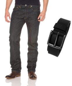 Levi's 501 Original Fit Jeans pour homme droite - Bleu - W33