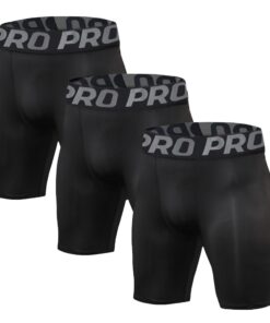 LNFINTDO Short de Compression Homme à Séchage Rapide et Respirant Fitness Court Collant