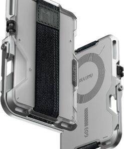 Aulumu G03 Étui à Cartes Multifonctionnel avec Blindage RFID, Compatible MagSafe, Poignée & Ouvre-Bouteille pour Hommes