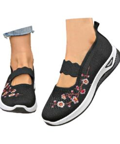 Chaussures orthopédiques femme respirantes et confortables pour la course outdoor et le travail