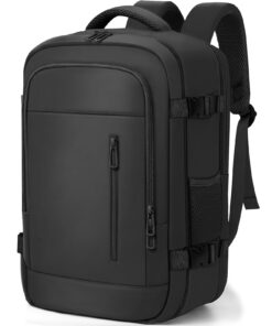 OTAHGK Bagage Cabine pour Voyage Avion - Sac à Dos de Voyage Ryanair Noir | Porte Charge USB | 40x20x25cm | Under Seat S