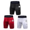 Short de compression ZMNKH homme séchage rapide pour sport et cyclisme avec poche
