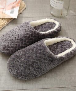 Pantoufles pour Femmes Gris Louanges de la Marque Douces pour la Maison avec Focus sur le Coton et la Comfortabilité 38
