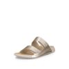 ECCO Femme 2nd Cozmo W Sandale Bleu Taille 38 Idéale pour Marches en Ville Respirantes et Comfortables