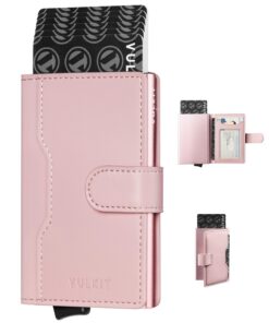 [VULKIT Portefeuille Femme Sécurisé RFID] + [Couleur] + [Fonctionnalités] + [Usage] 1. VULKIT Portefeuille Femmes en Cu