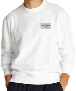 Tommy Hilfiger Sweat-Shirt Monotype Label Mw0mw37466 Hommeésenic Été Fashionable