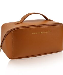 Trousse de toilette grande capacité imperméable PU Xinnongda pour femme et homme - Organiseur cosmétique maquillage
