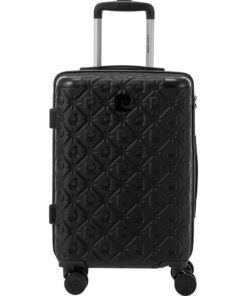 Pierre Cardin Valise Cabine Rigide TAURI - Rigide - Courte Séjour - Noir - Léger et Robuste - Bagage de Voyage Lightweig