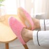 Pantoufles Rosa Douces pour Femmes - Confortables et en Coton - Chambre à Coucher - 42
