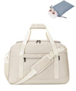 ECOHUB Bagage Cabine 45x36x20 Easyjet Sac de Voyage avec Compartiment Ordinateur 14'' et Poche Humide, Sac Recyclé Globa