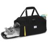 SKYSPER Sac de Sport 35L pour Hommes et Femmes - Compartiment à Chaussures et Compartiment Humide - Sacs de Voyage et d'