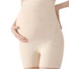Fllyvly Legging Grossesse Femme Populaire, Shorty Anti-Frottement pour femmes enceintes Pratiques, Culotte de Grossesse