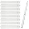Kunjocy Lot de 10 paires de glissières de tiroir en plastique rainurées - Cuisine et chambre à coucher - Meilleure longu