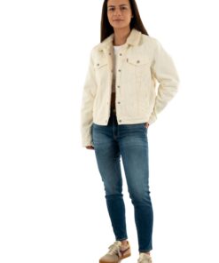 Titre SEO optimisé : Levi's Original Sherpa Trucker Veste Femme Hiver Chic et Chaude | Doublure en Sherpa| Taille Large