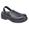 Portwest ESD Safety Clog color Black taille 45 pour travailleurs industriels en usine