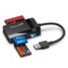 SmartQ C368 USB |0 Lecteur de carte SD Plug N Play compatible Apple et Windows