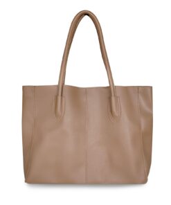 Grand sac fourre-tout FuninCrea pour femme | Sac à main imperméable en cuir synthétique | Sac bandoulière minimalistes p