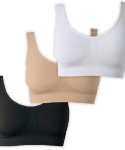 Soutiens-gorge Femme UnsichtBra sans Armatures, Confort Journalier pour Toute la Journée | Soutien-Gorge sans Coutures n