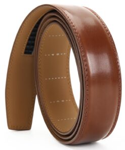 Nelbons Ceinture homme automatique cliquet |5cm large sans boucle