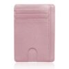 VOMZIKL Portefeuille Femme Sécuritaire, Protection RFID, Porte Carte Bancaire