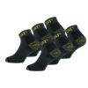 Caterpillar 6 Paires Chaussettes Sneaker Travail - Double Renfort Pointe Talon - Hommes - Travail sur Ouvrage - Coupe St