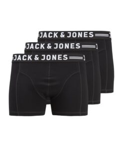 JACK & JONES sous-vêtement homme lot de 3Comfort en taille moyenne pour tous les coups importants dans le sport et la vi