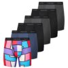 Boxer Homme Sport Fonctionnels Lot de 6 Respirants avec Ouverture