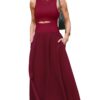 Robe d'été CUPSHE femme formelle sans manches col rond poches découpées 2025