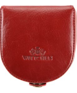 Portefeuille WITTCHEN Rouge Taille 8 x 7.5 cm Cuir de Grain | Accessoires Élitistes | Affaires | Mode Élégante | Durable