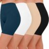SHORT DE SPORT FEMME AURUZA LOT DE 4 ANTI-FROTTEMENT CYCLISME SECURITE JUPE ROBE LEGGING COURT BOXER SHORT
