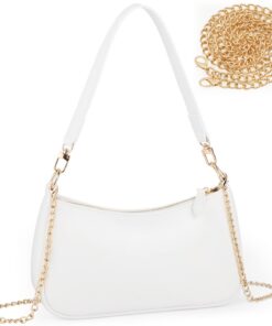 Aucuu Sac Porté épaule Femme Chaîne Amovible Shopping Travail Voyages