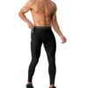 NuCamper Legging Homme Sport Ultra Séchage Rapide Pantalon Collants de Compression Athlétique pour Running Fitness