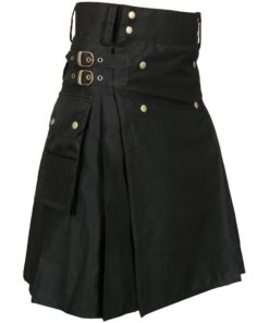 Kilts All Sports kilt militaire pour homme, noir, 40 - foulard mariage waterproof confortable