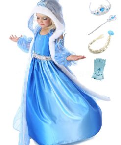 Déguisement Elsa Princesse Reine des Neiges Enfant Carnaval Halloween