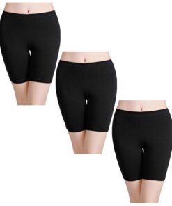 Panty Coton Cycliste Wirarpa Femme Lot de 3 | Élégance et Comfort pour Sportives | Idéal Pour la Course et le Cyclisme |