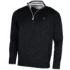 Calvin Klein Bruyère Demi-Zip Doux Sweatshirt Pullover Homme Blanc Doux Élégant Pour L'hiver