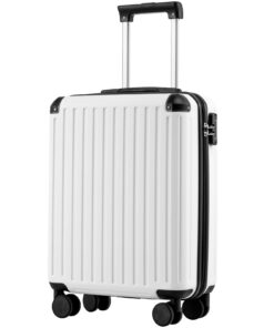 COOLIFE Valise Cabine Rigide 55x40x20cm Rigide TSA Serrure 4 Roulettes Jumelées
