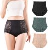 BLKDOTS Haute Comfort Gaine Latex Femmes +Taille Élastique +Panty Forme, Pack de 3 | Sans Inscription, Choisir la Comfor