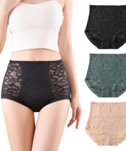 BLKDOTS Haute Comfort Gaine Latex Femmes +Taille Élastique +Panty Forme, Pack de 3 | Sans Inscription, Choisir la Comfor