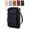 Sac à Bandoulière VDSOW pour Femme en Cuir - Marron | Pochette Porter tutte les fonctions de mode | Offre parfaite pour