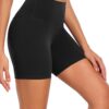 Short de sport Wirarpa Femme Taille Haute Legging Court Yoga Running Fitness Anti-Frottement Cuisse