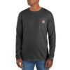 Carhartt Chemise de Travail Résistante à Manches Longues Gris Foncé Force Flex Tendance 2023 XL