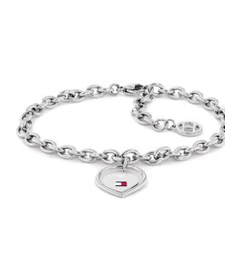 Tommy Hilfiger - Bracelet en Acier Inoxydable pour Femme - Mode et Élégant