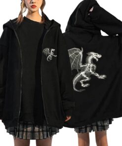 Capuche Zippée Gothique Femme Sweat Molleton Noel Adulte Pas Cher Veste avec Poches Monteagne Noir des Pulls pour Femmes
