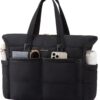 LOVEVOOKSac à main portable pour femme - Capacité grand bol sac - Ideale pour le bureau et la ville - 15'' portable + ta